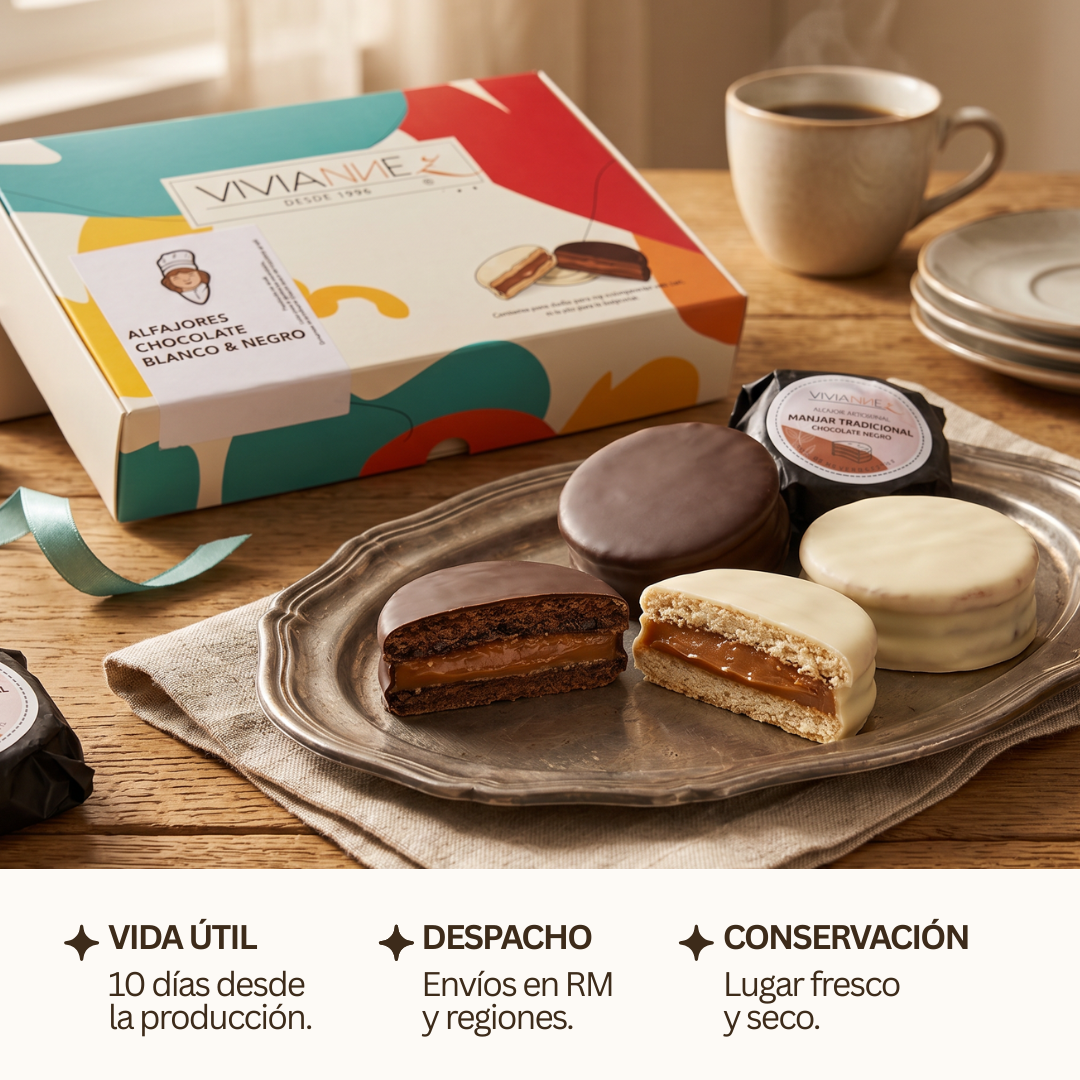 Caja de alfajores mixtos - 6 unidades