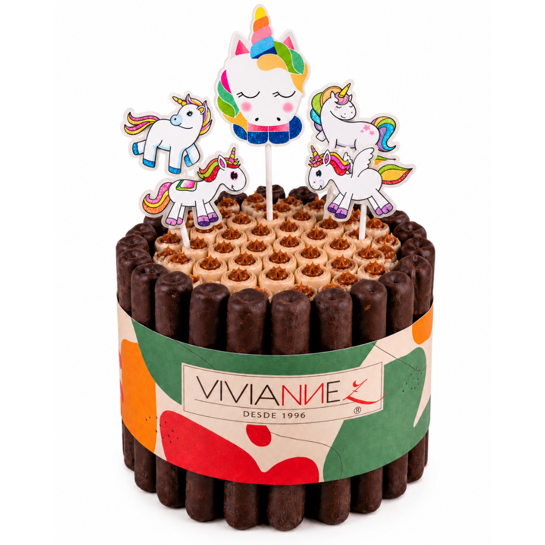 Topper de Unicornio - 5 piezas (Adorno para Torta)
