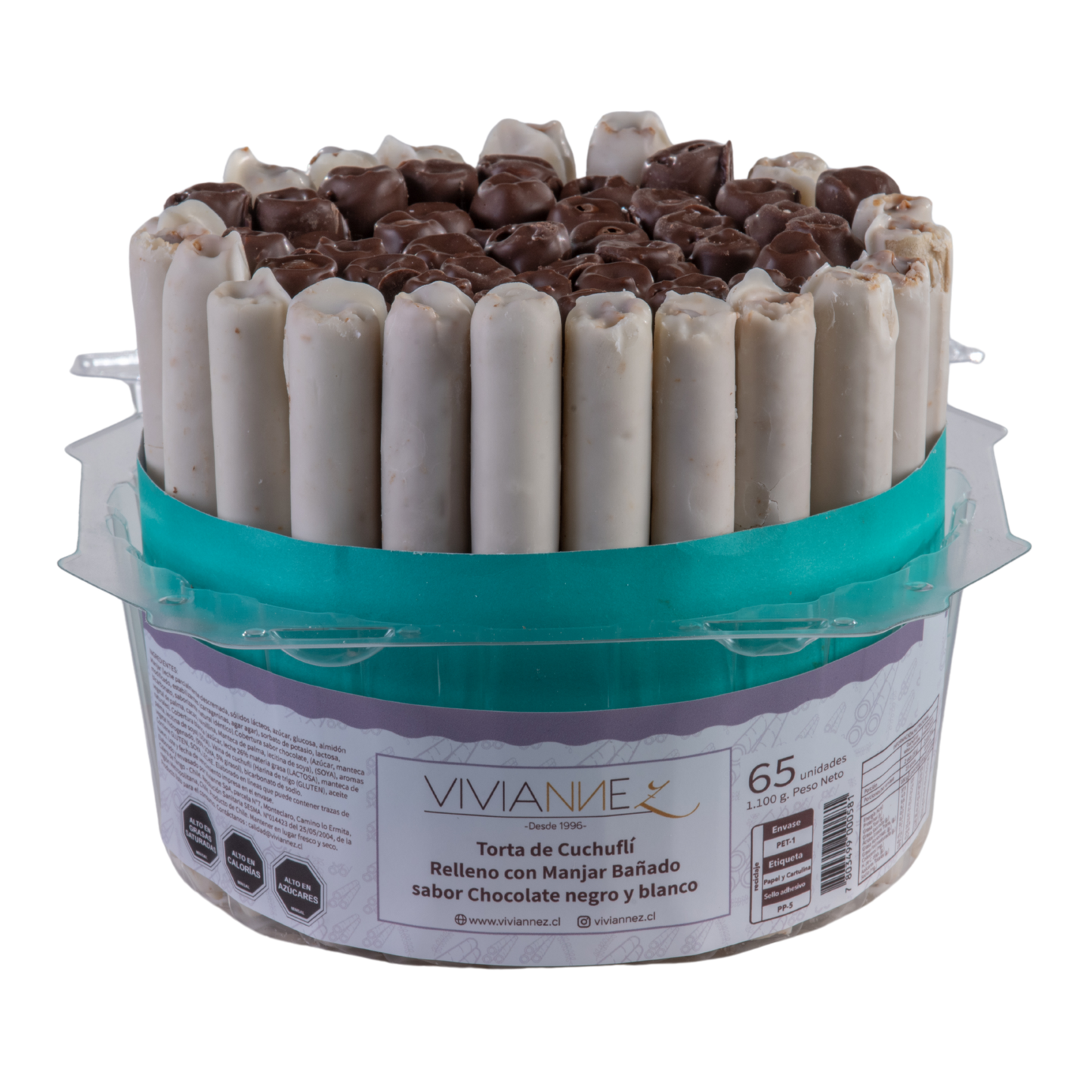 Pack Especial Torta Cuchuflí Chocolate Blanco y Negro 🍫