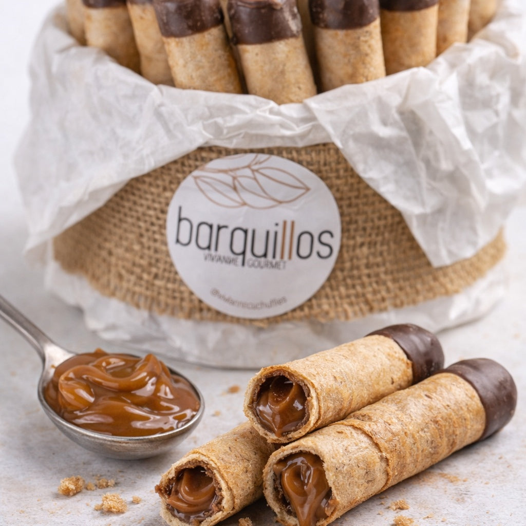 Torta de barquillos con Manjar - 25 unidades