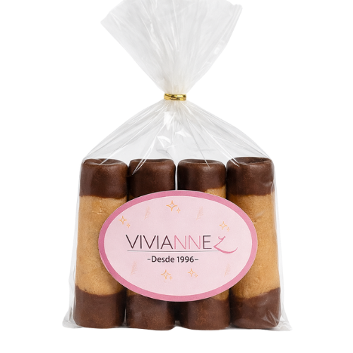 💗 4 Barquillos Medianos con Nutella y Chocolate 💗