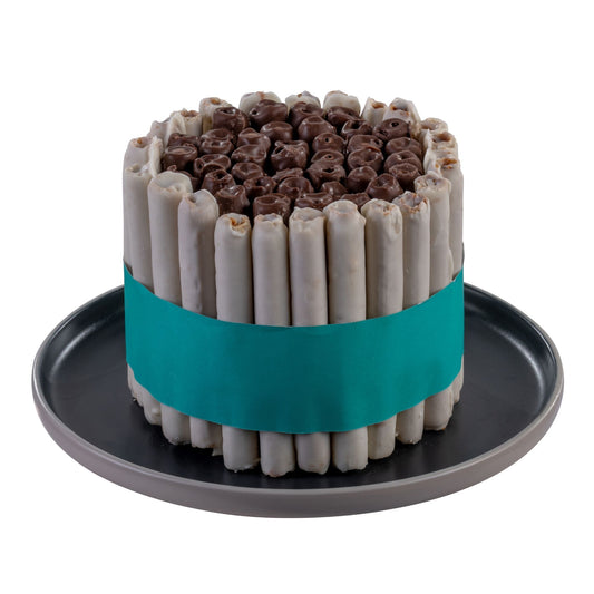 Torta blanco y negro 60 unidades