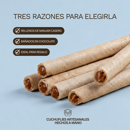 Cuchuflís sin azúcar añadida - 25 unidades