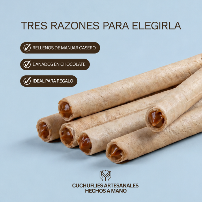 Cuchuflís sin azúcar añadida - 25 unidades