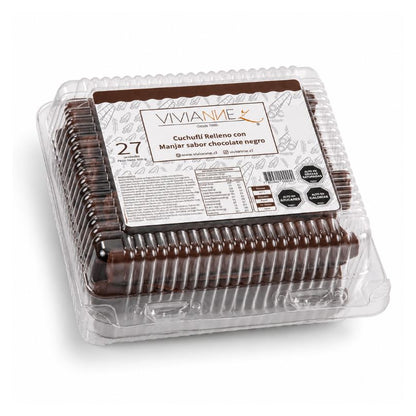 Cuchuflís de chocolate negro - 27 unidades