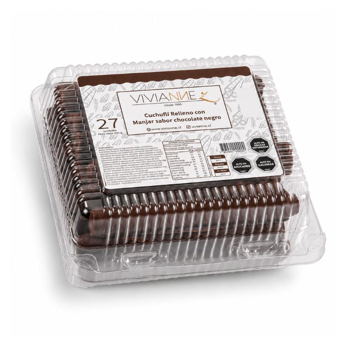 Cuchuflís de chocolate negro - 27 unidades