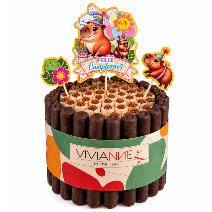 Topper 3D Capibara (Adorno para Torta)