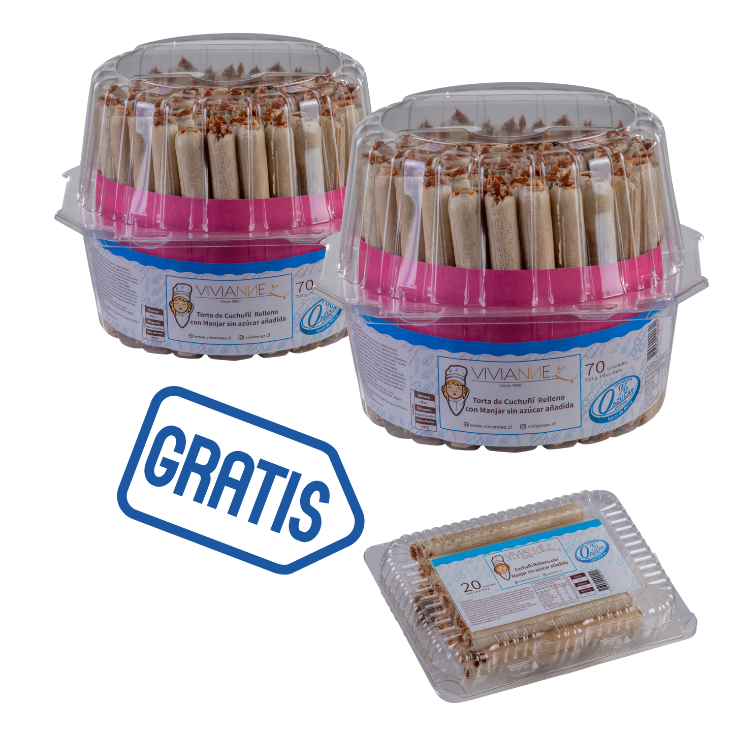 Pack Especial Tortas Sin Azúcar Añadida🩵