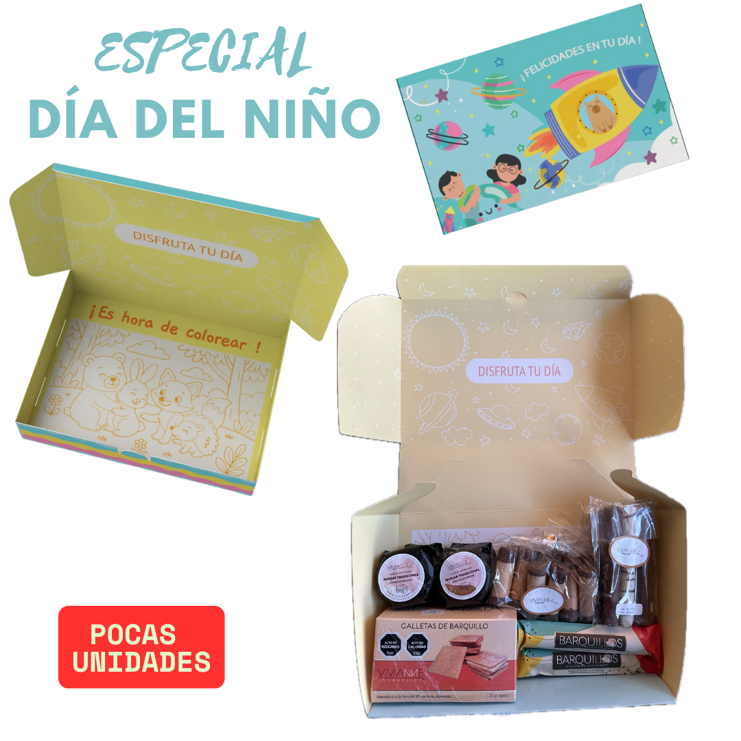 🧸🎉 Box Día del Niño – ¡Pura dulzura y diversión! 🚀🍫