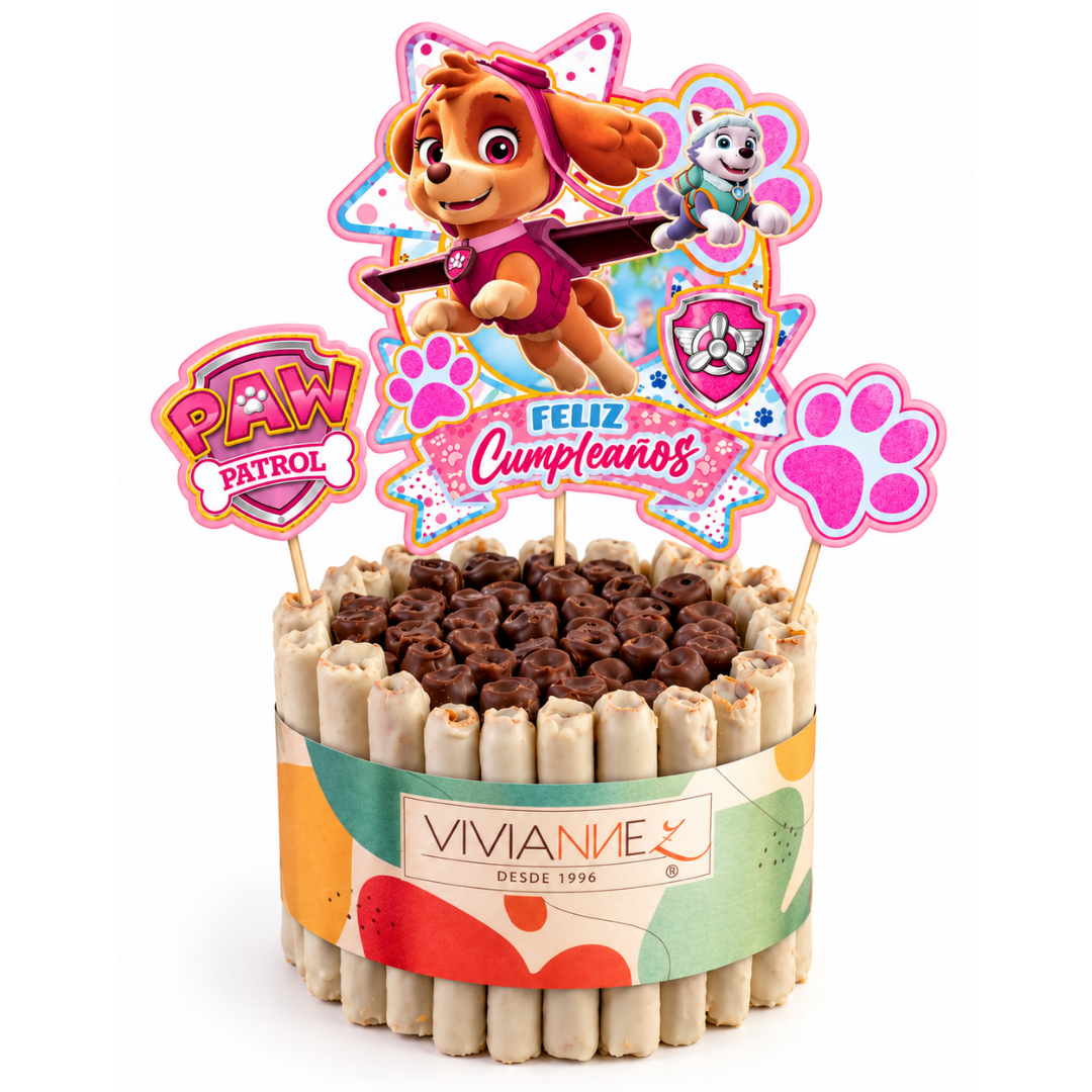 Topper 3D Skye Paw Patrol (Adorno para Torta)