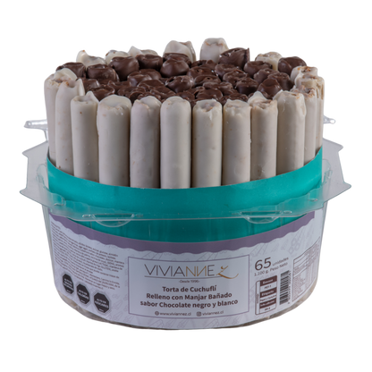 Pack Especial Torta Cuchuflí Chocolate Blanco y Negro 🍫
