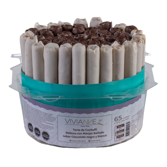 Pack Especial Torta Cuchuflí Chocolate Blanco y Negro 🍫