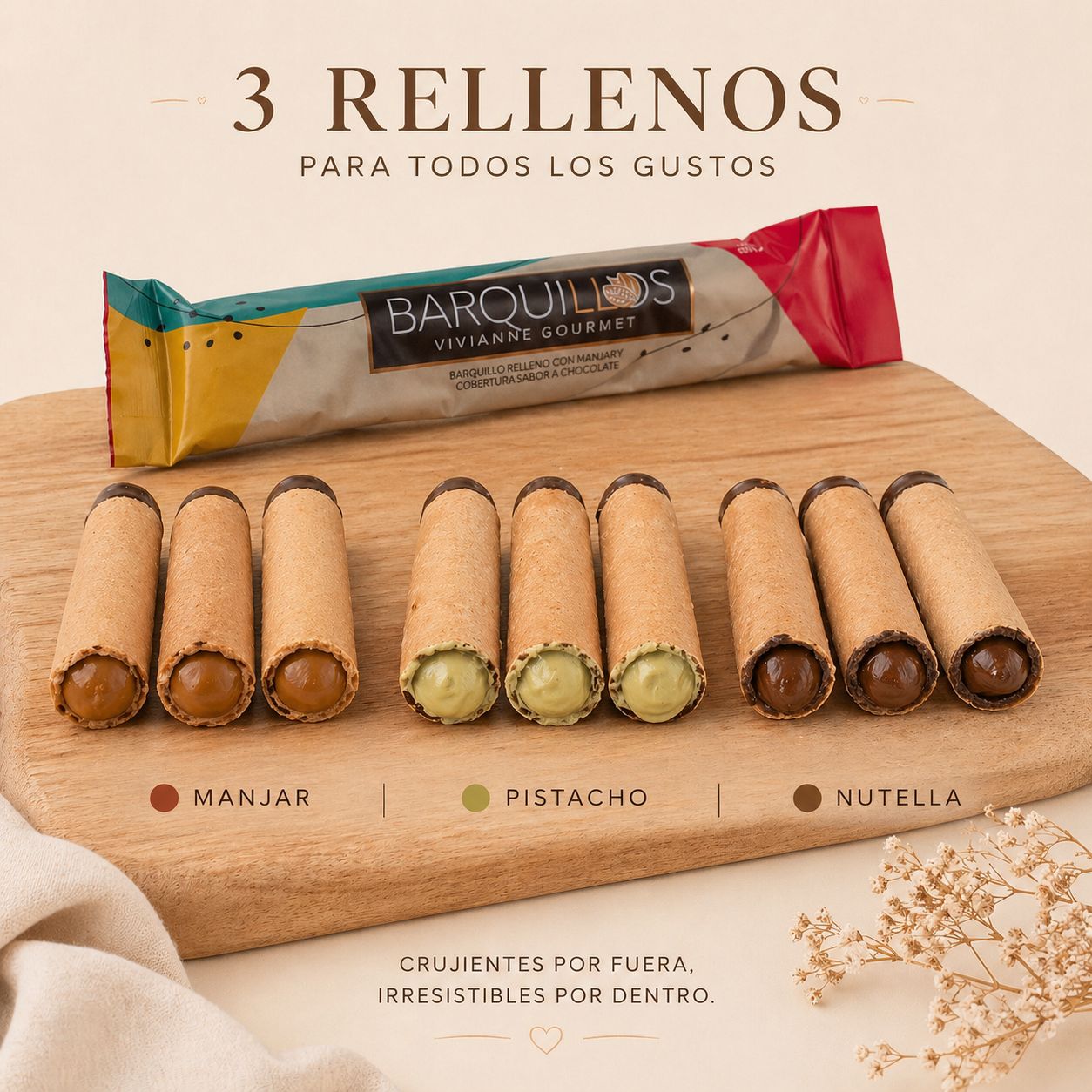 Box Día de la Madre – Barquillos Rellenos + Cuchuflís + Alfajores | Edición Especial