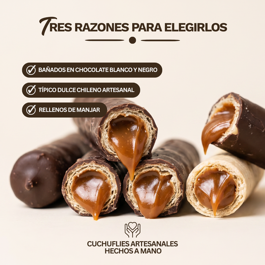 Pack Especial Torta Cuchuflí Chocolate Blanco y Negro 🍫