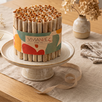 Torta de cuchuflís tradicional - 70 unidades