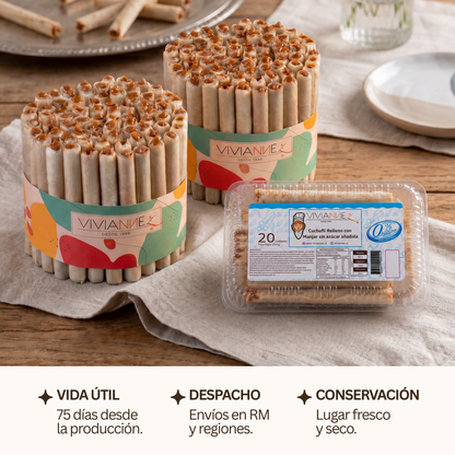 Pack especial tortas de cuchuflís sin azúcar añadida - 2 tortas + regalo