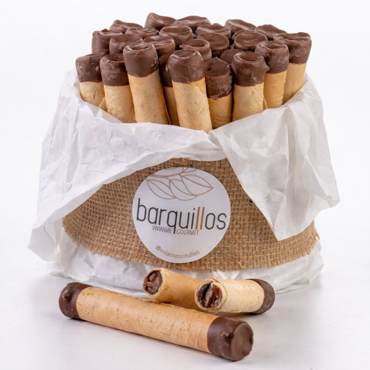 Torta de barquillos con Manjar - 25 unidades