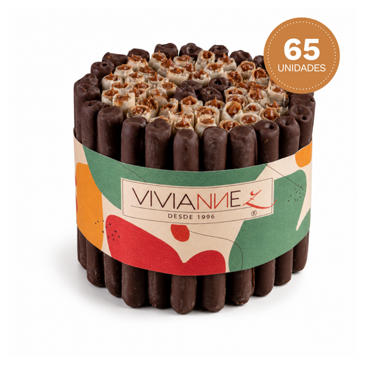 Torta de cuchuflies mixta 65 unidades