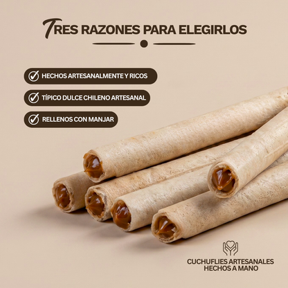Cuchuflís tradicionales - 50 unidades