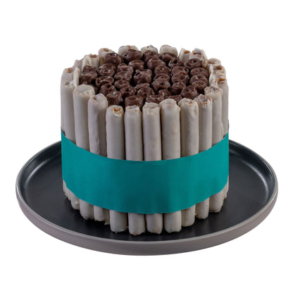 Torta blanco y negro 60 unidades