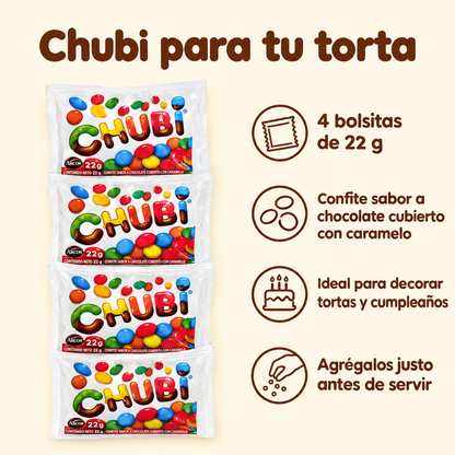 Chubi para tu torta, información del producto