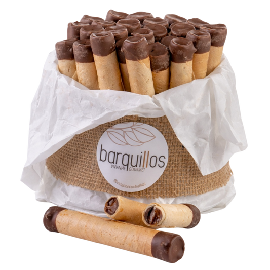 Torta de barquillos con Manjar - 35 unidades